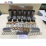 DE12 Excavator Engine Part Name Cylinder Liner Kit Complete With Liner Piston Ring Valves Bushing Full Gasket Kit for sale