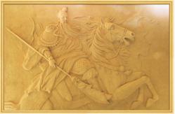 China 2015 hot sell artificial sandstone wall relief QG-R0014 supplier