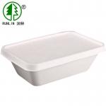 Disposable Restaurants Bagasse Food Containers Dishware Fast Food Takeaway Packaging for sale