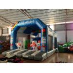 Wide Inflatable Car Wash Themed Jump House Inflatable Children Bounce With Slide