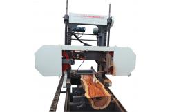 China horizontal cheap bandsaw mill with electric/diesel/petrol engine power supplier