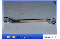 China Double Offset Ring Steel Plum Spanner , Double Head Plum Wrench supplier