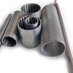 AISI Stainless Steel Cylinder 6.0mm Slot Wedge Wire Screen Filter 1mm Thickness for sale