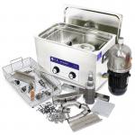 Mechanical Benchtop Ultrasonic Cleaner , Heated 30 L Ultrasound Bath for sale