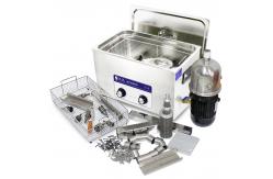 China Mechanical Benchtop Ultrasonic Cleaner , Heated 30 L Ultrasound Bath supplier
