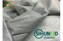 China PA Polyester Fusible Interlining Fabric Optical White 90cm Width supplier
