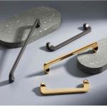 Cabinets Drawer Pull Handle Square 8x8mm Zinc Alloy Handle Unique Luxury Modern Kitchen Cabinet Handles And Knobs for sale