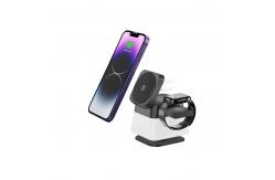 China 4-in-1 Rotational Foldable Wireless Charger With RGB Light supplier