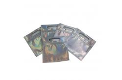 China Gravure Printing Mylar Foil Holographic Packaging Pouches supplier