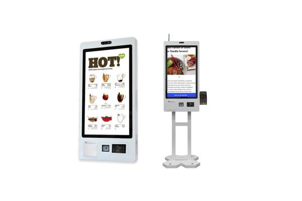 23'' Screen Payment Terminal Kiosk For Restaurant