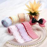 Polyester Lace Jacquard Embroidery Ribbon for DIY Bow Hair Accessories Clothing Collar Cuffs Pants Edge Decorations for sale