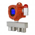 Wall Mount Multigas Detector SO2 O2 CO CH4 NH3 Gas Detector With Relay Output for sale