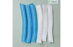 China 30gsm 18 Disposable Non Woven Bouffant Cap Class I Level supplier