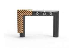 China Customized Outdoor Inflatable Advertising Arch With Logo supplier