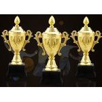 Gold Plated Type Plastic Trophy Cup , Custom Logo Sports Cup Trophy for sale