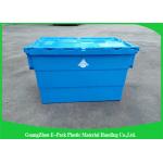 Packaging Distribution Totes With Hinged Lid , Logistic Big Plastic Containers for sale