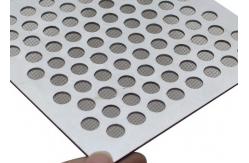 China Laser Cutting Metal Panel Decorative Perforated Metal Curtain Wall supplier
