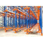 RAL Color Warehouse Metal Storage Racks , Radio Shuttle System Robot Welding for sale