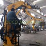Marine 6m Folding Boom Offshore Knuckle Boom Crane for sale