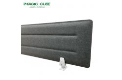 China Office Desk Divider 100% Polyester Fiber Noise Reduce Acoustic Desk Divider supplier