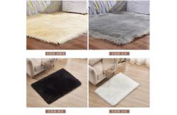 China Super Soft Home Use Polyester Area Rugs / Faux Sheepskin Area Rug supplier