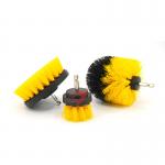 Family Use 3 Piece Drill Scrub Brush PP Nylon Material for sale