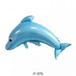 Wholesal Hot sale cartoon dolphin party foil helium balloons for birthday or festival for sale