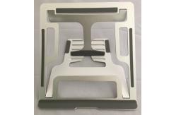 China CNC Stamping 3.5mm Foldable Laptop Holder / Fold Up Laptop Stand supplier