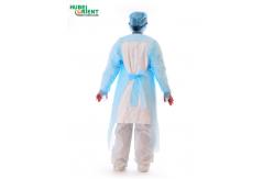 China Free Size Disposable CPE Protective Gown With Long Sleeves supplier
