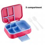 Dishwasher Safe and Bpa-Free Plastic Bento Lunch Box with 800-1000ml Capacity for sale