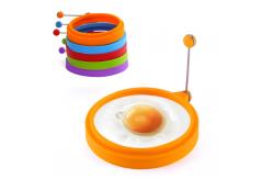 China Omelette Silicone Egg Ring Mold For Fried Pancake Egg Cooking supplier