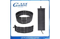 China P9.375 Windproof Bendable LED Screen , Untra Slim Flexible Outdoor LED Display supplier