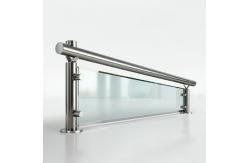 China Durable Stainless Steel Handrails with Polished Finish for Glass Railing Systems supplier