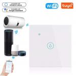 Glomarket Smart Home Remote Voice Control Touch Panel Water Heater Switch Tuya Wireless Wifi Boiler Switch for sale