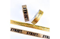 China Custom Personalized Holographic Wristbands Disposable for Event Entry and Branding supplier
