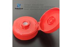China PP Plastic Flip Top Cap With Silicone Valve For Squeeze Honey Condiment supplier