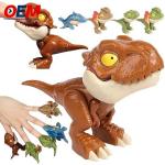 Customized Plastic Animal Dinosaur Finger Toys OEM PVC Toys Made Silicone Kid Toy for sale