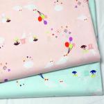 Bags Lining Fabric / Printed Cotton Canvas With Fine Plain Woven Technics