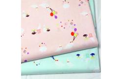 China Bags Lining Fabric / Printed Cotton Canvas With Fine Plain Woven Technics supplier