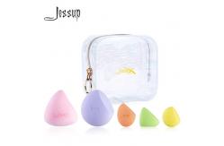 China Latex Free Jessup 5pcs Beauty Blender Makeup Puff Sponge supplier