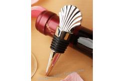 China Elegant Silver Shell Wine Stopper For Stylish Preservation supplier