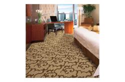 China Jacquard Loop Pile Tufted Broadloom Carpet Width 4m For Hotel Room supplier
