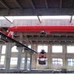 3Ton Remote Control Single Girder Eot Grab / Grapple / Bucket Crane for sale