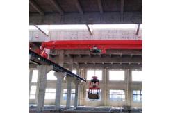 China Variable Speed Single Girder Wireless Remote Control Bridge Crane With Bucket supplier