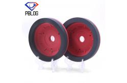 China PBLOG Resin Wheel R Beveling Resin Wheel Red Glass Processing Machine supplier