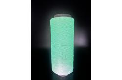 China White Luminous Yarn Polyester Material With 8 Hours Glowing Time supplier