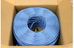 China Plenum UTP CAT5E Network Cable 24AWG Copper CMP Flame Retardant PVC Jacket supplier