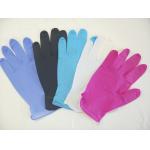 Colored Powder Free Nitrile Disposable Gloves For Medical / Industry Field for sale