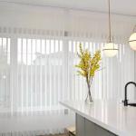 Motorized Roller Blinds For Kitchens Patterned High Window Sun Filter Blinds Shades That Open From Top for sale