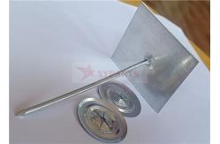 China Galvanized Steel Self Adhesive Insulation Pins To Secure Rockwool Insulation supplier